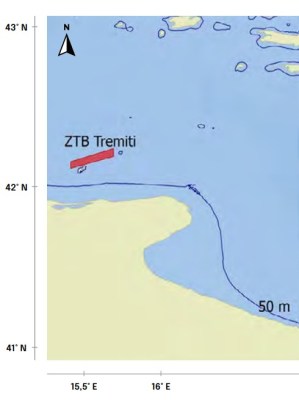 Mappa  Isole Tremiti 
